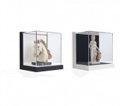 Zidne izložbene vitrine s presvučenom unutrašnjošću zidna vitrina lenena presvlaka