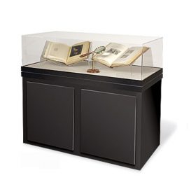 Museum display cases, display stands, picture frames and display equipment